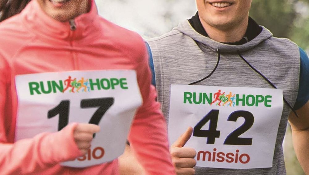 Läufer beim 'Run for Hope'
