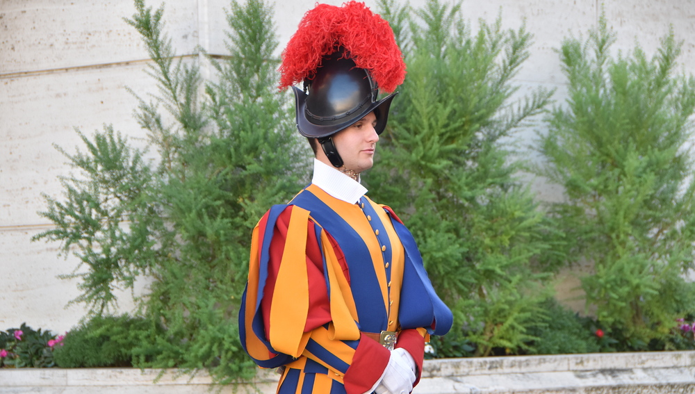 Schweizergardist im Vatikan