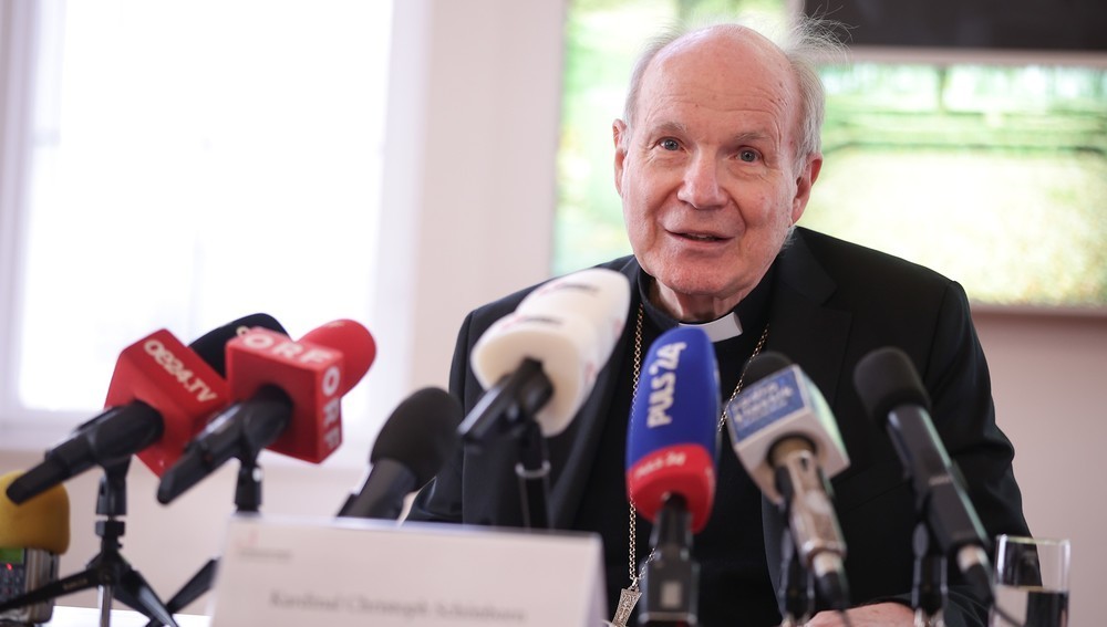 Pressegespräch zu neuem Papst Leo XIV. mit Kardinal Schönborn