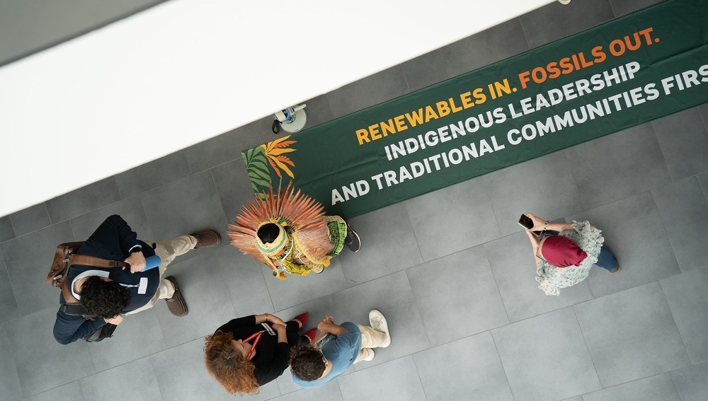 Indigener weist auf Anliegen für den Klimagipfel