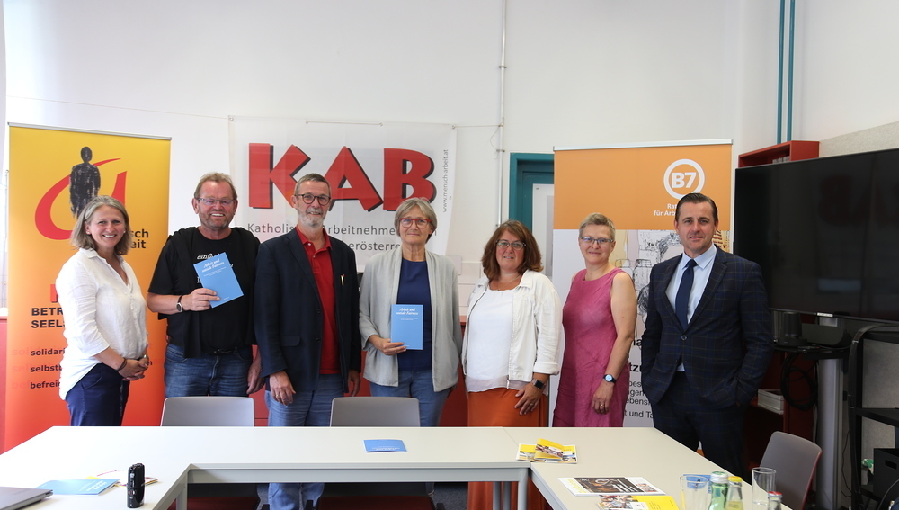 Katholische Aktion präsentiert Dossier 'Arbeit und Soziale Fairness', Tabakfabrik Linz, Oberösterreich, 28. Juni 2022