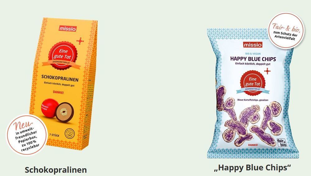 Produkte der missio-Jugendaktion 2025