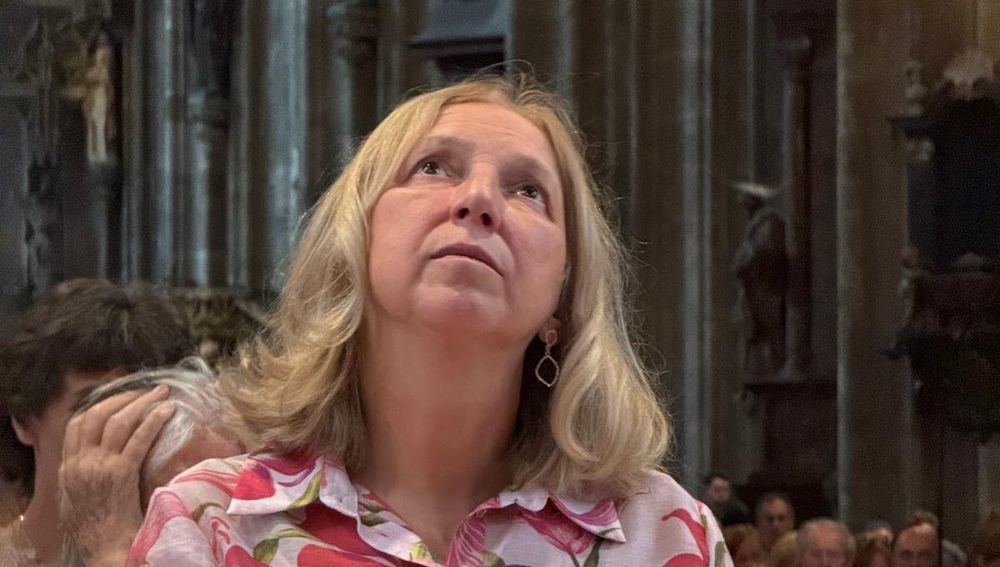 Marija Pavlovic-Lunetti beim Medjugorje-Friedensgebet in Wien 2025