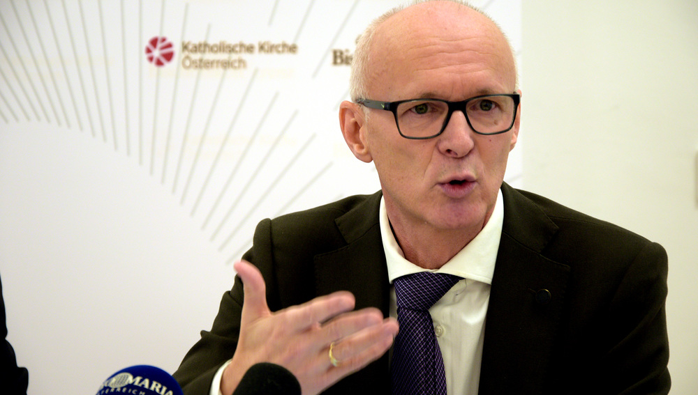 Referent des Österreichischen Liturgischen Instituts - Aufgenommen bei einer Pressekonferenz am 15. November 2018 in Wien