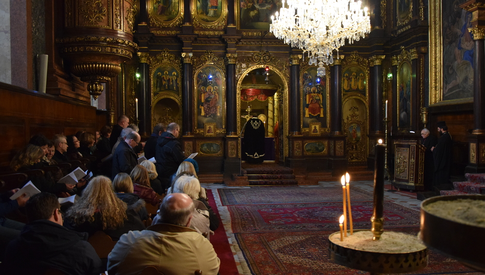 Ökumenische Vesper am 16. März 2016 in der Orthodoxen Dreifaltigkeitskathedrale in Wien