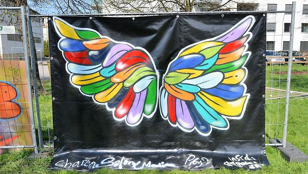 Engel Street Art Jugendliche