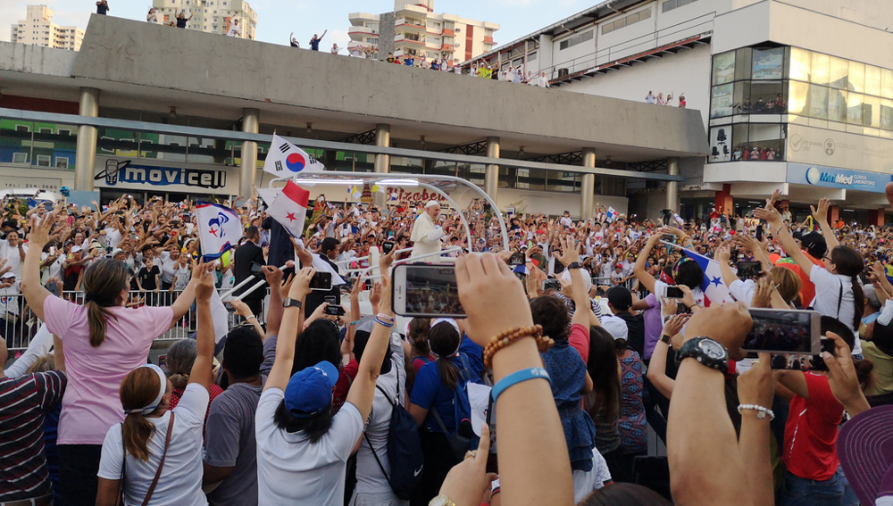 Papst Franziskus beim Weltjugendtag in Panama 2019