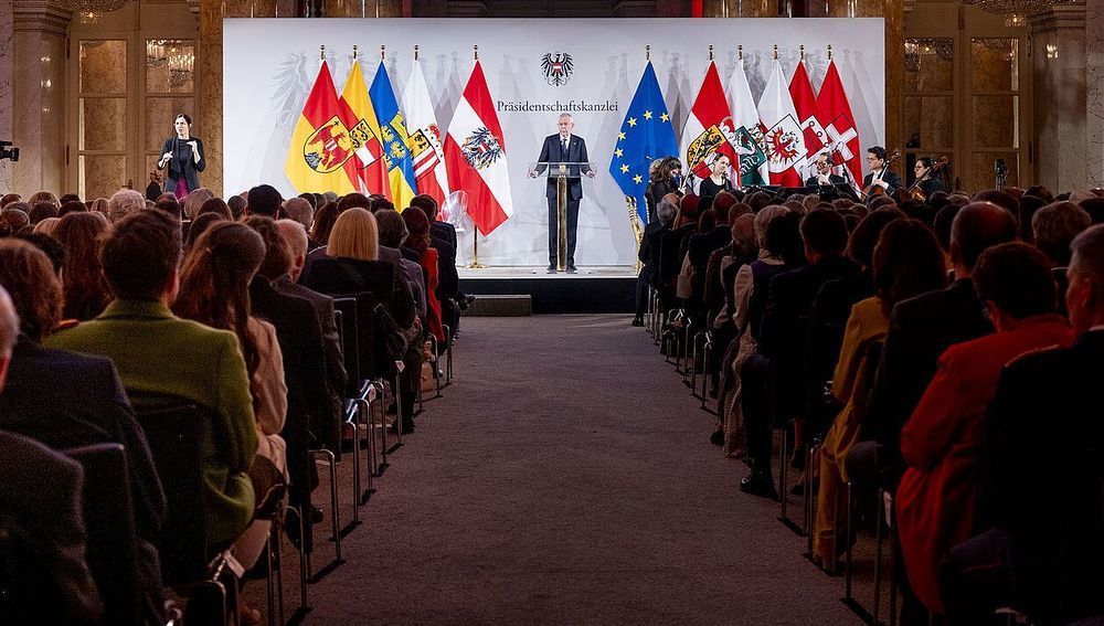 Bundespräsident Alexander van der Bellen bei Staatsakt zu 80 Jahre Unabhängigkeit