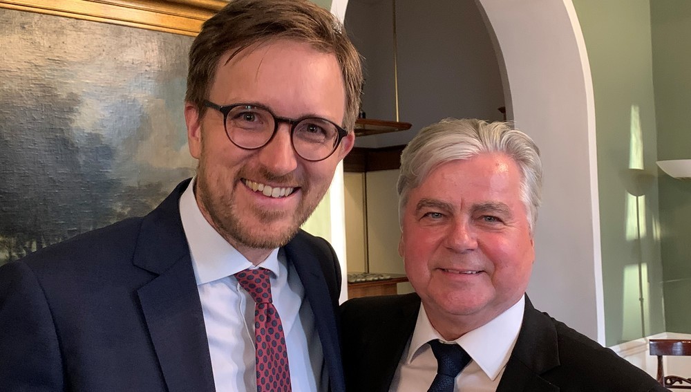 Tobias Pechmann und Herbert Rechberger ('Kirche in Not'-Österreich)