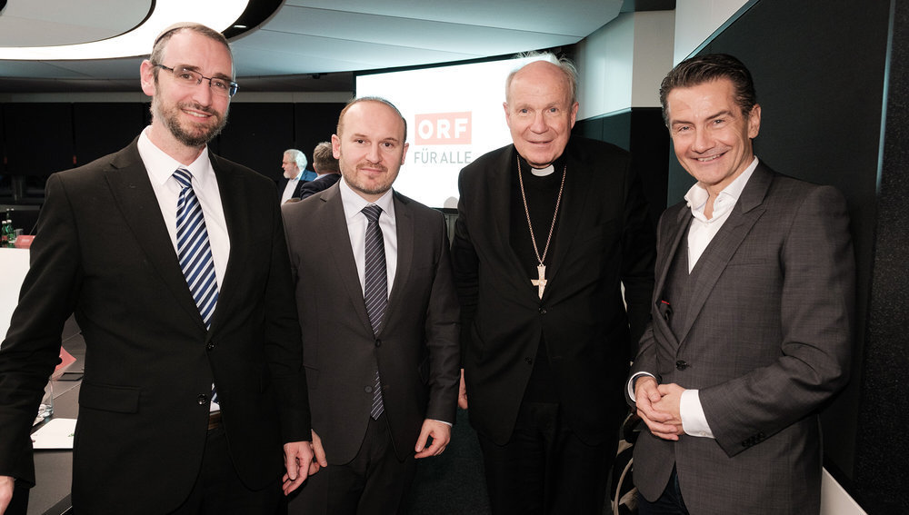 ORF-Generaldirektor Weißmann lud Spitzen der Kirchen und Religionsgemeinschaften zum Gedankenaustausch - Die Religionsberichterstattung in TV, Radio und Online nimmt im ORF einen großen Stellenwert ein, denn die vielfältigen Stimmen der Kirchen, Glau