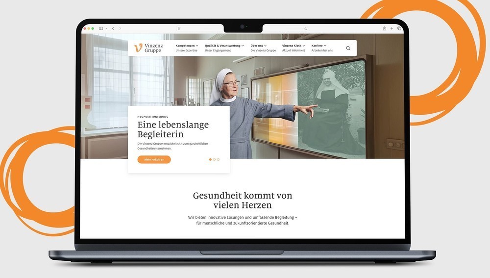 Neue Website der Vinzenz Gruppe