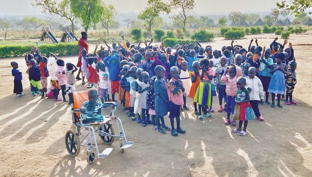Jugend Eine Welt unterstützt Kinder und Jugendliche mit Behinderungen im Flüchtlingscamp Palabek in Uganda
