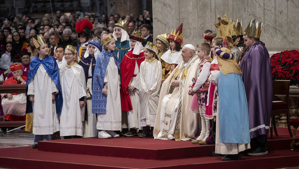 Gottesdienst am 1. Jänner 2025 im Petersdom