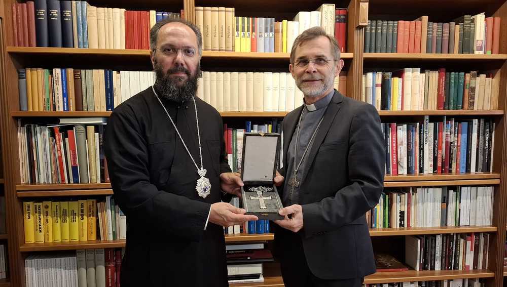 Metropolit Arsenios (Kardamakis) und Erzbischof Josef Grünwidl