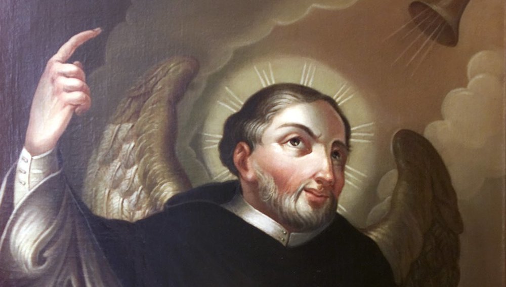 Thomas von aquin als Doctor angelicus (mit Engelsflügeln)