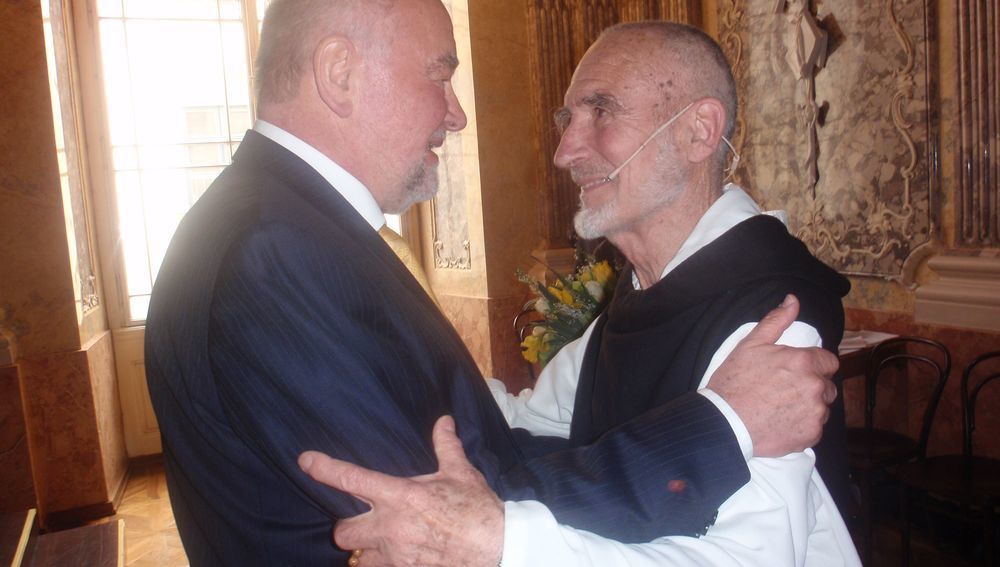 Gerhard Weißgrab und Br. David Steindl-Rast