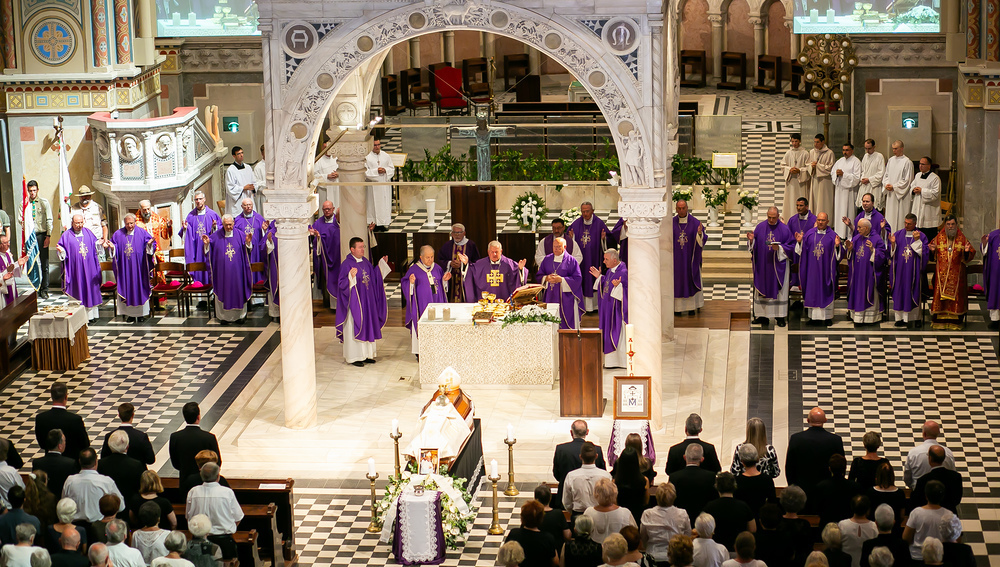 Requiem für Bischof Endre Gyulay in der Kathedrale von Szeged am 12.8.2024