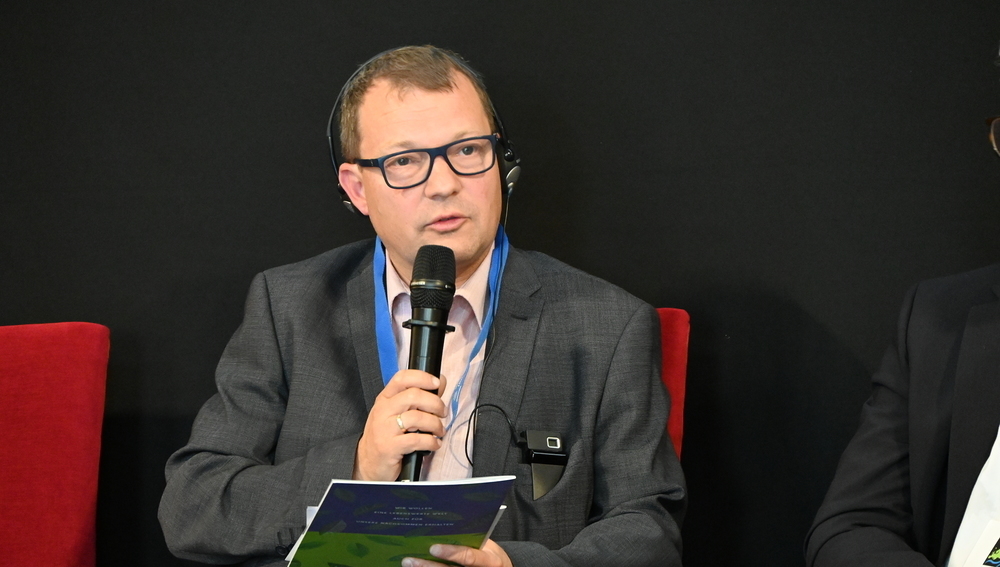 Umweltbeauftragter der Erzdiözese Wien bei einem Panel des Wiener Klima-Gipfels 'From Climate Crisis to Climate Resilience in Europe at Local and Regional Levels' am 28. August 2025