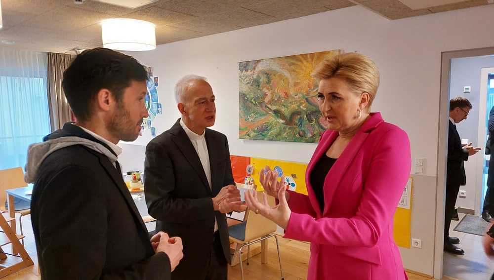 Polnische First-Lady besucht Caritas-Einrichtung in Wien