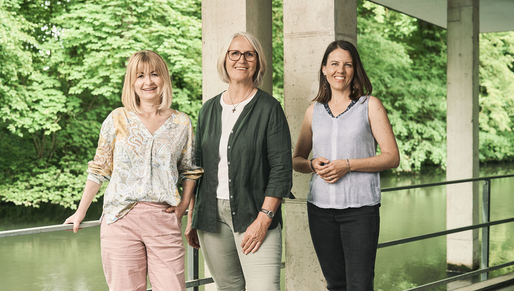 V.l.n.r.: Christa Steinbüchler, Margit Schmidinger, Karin Limberger