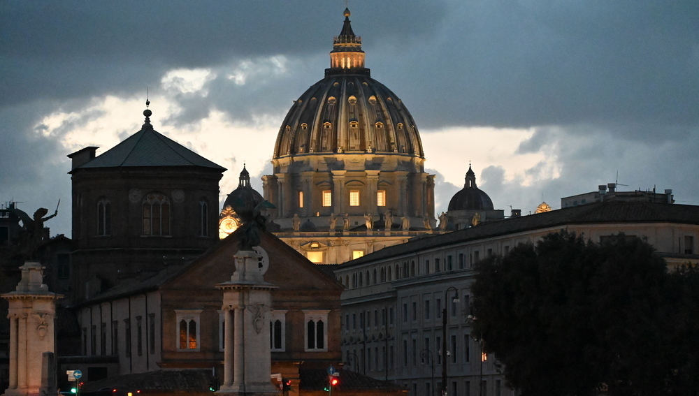 Petersdom in Rom - Blick auf die Kuppel