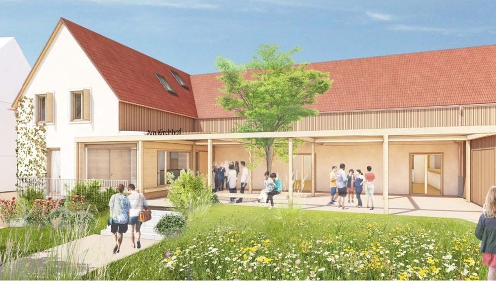 Entwurf für Neugestaltung des Kirchhofs in Ligist