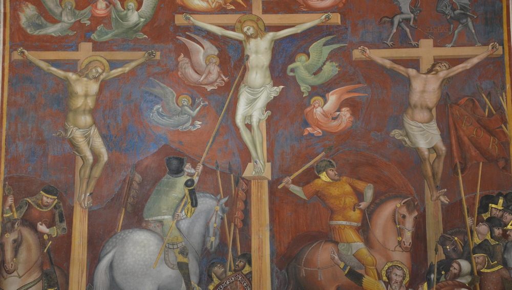 Freskenzyklus in der Kathedrale in San Gimignano (La Collegiata, Kirche Santa Maria Assunta)