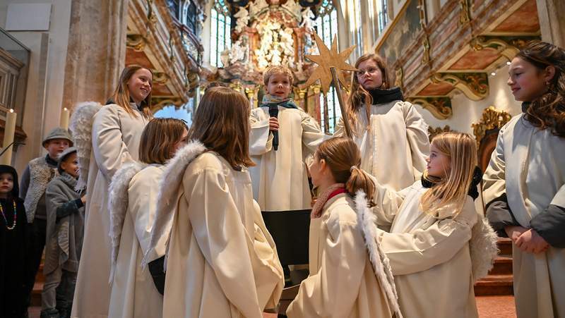 Krippenspiel im Grazer Dom