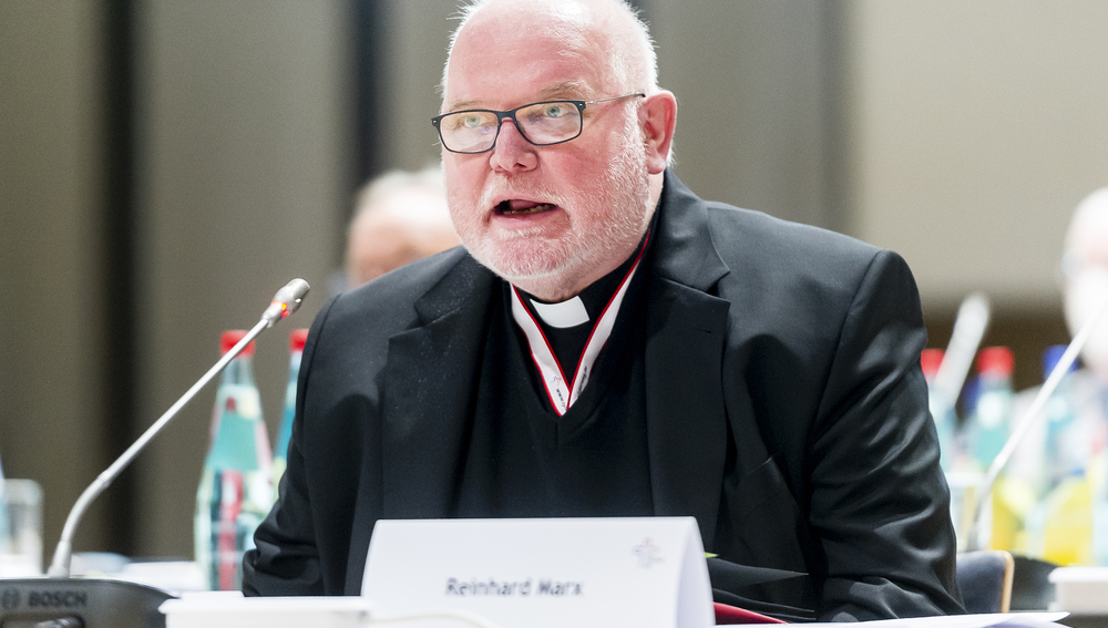 Kardinal Reinhard Marx beim Vollversammlung Synodaler Weg Februar 2022