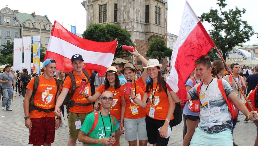 Österreicher beim Weltjugendtag in Krakau