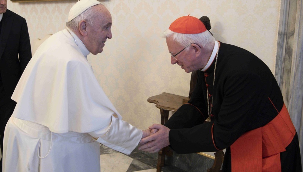 Papst Franziskus und Erzbischof Lackner