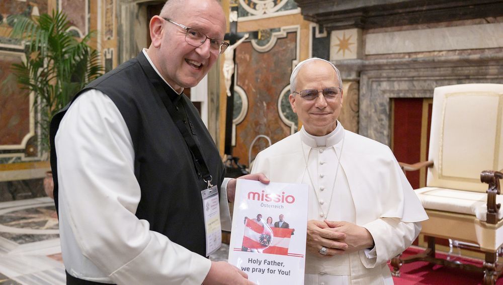 Missio-Nationaldirektor P. Karl Wallner bei Papst Leo XIV.