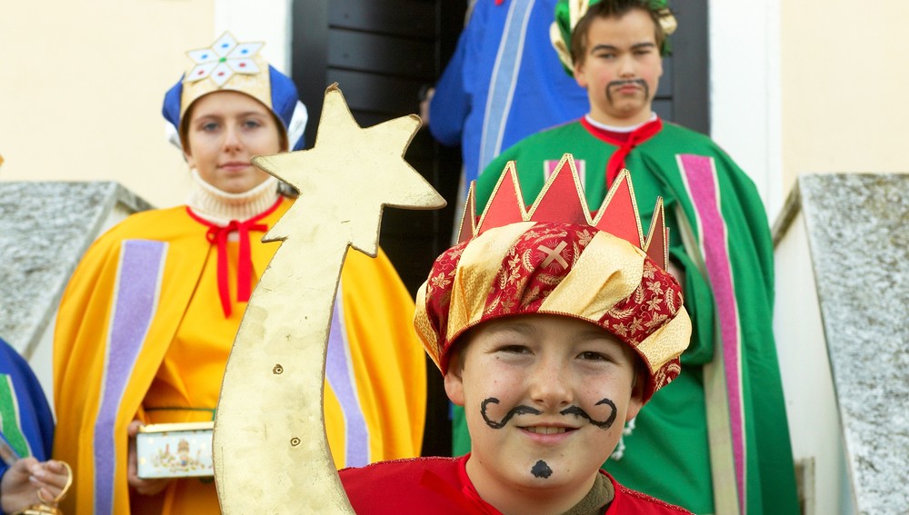 Kinder als Sternsinger