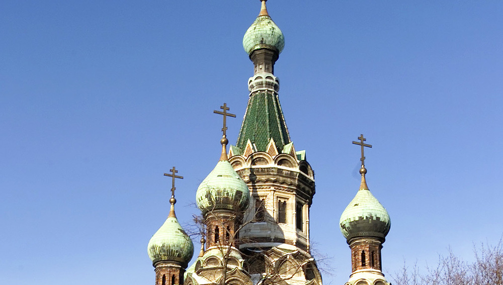 Russisch-orthodoxe Kirche in Wien.   Wien, 12.1.2002    