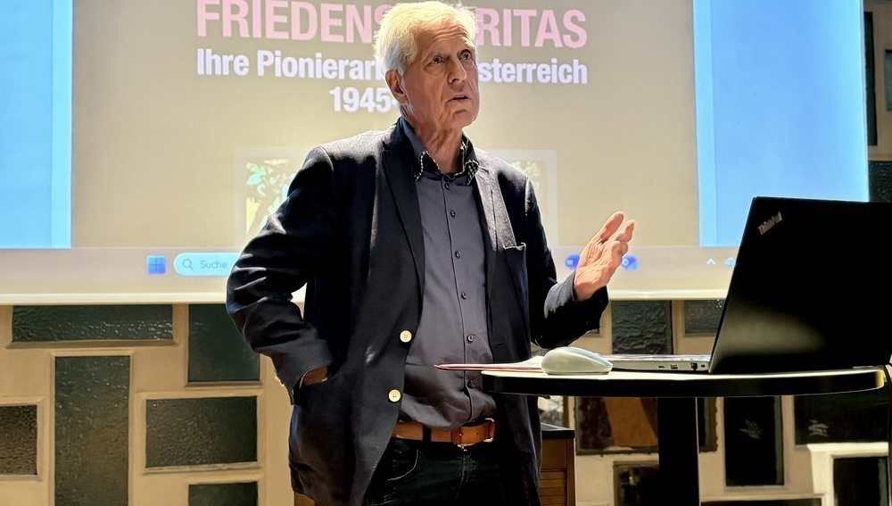 Früherer Caritas-Präsident Franz Küberl präsentierte in Wien sein neues Buch „Von der Kriegs- zur Friedenscaritas“
