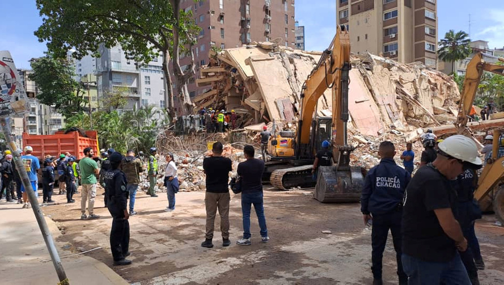 Bergungsarbeiten in Caracas nach Erdbeben