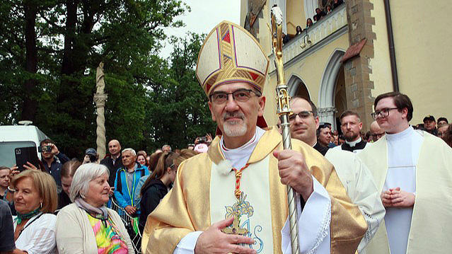 Kardinal Pizzaballa bei Wallfahrt in Levoca