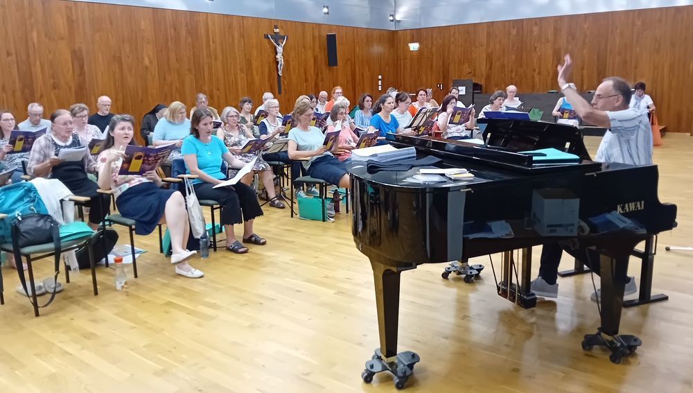 Probe bei ökumenischen Werktage für Kirchenmusik in St. Pölten