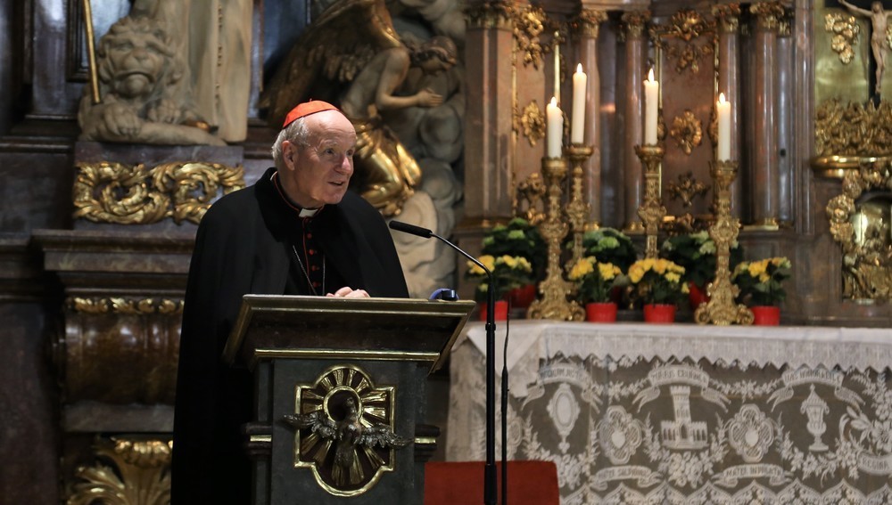 Kathpress 75 Jahre - Kardinal Christoph Schönborn, Kirche Franziskanerkloster, Wien, 4. Mai 2022