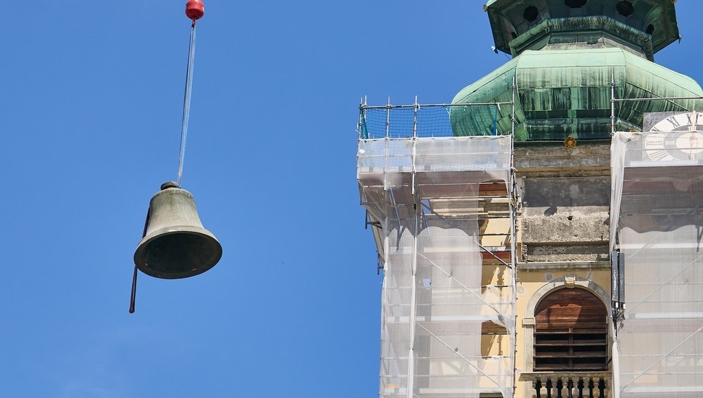 Abnahme der großen Glocke, Wien, 2022