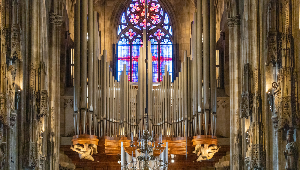 Die sanierte Riesenorgel im Stephansdom