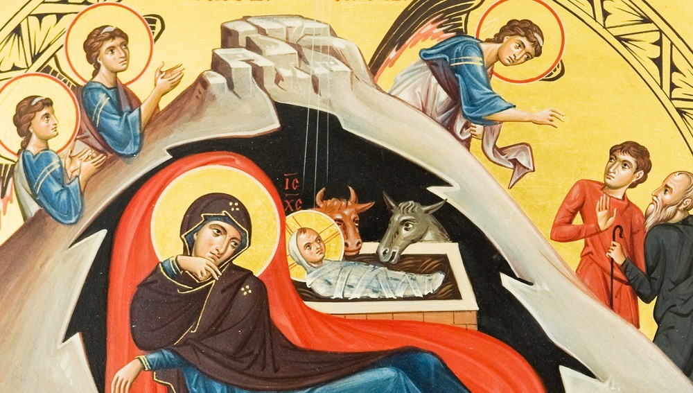 Weihnachtsikone in der russ.-orth. Kathedrale