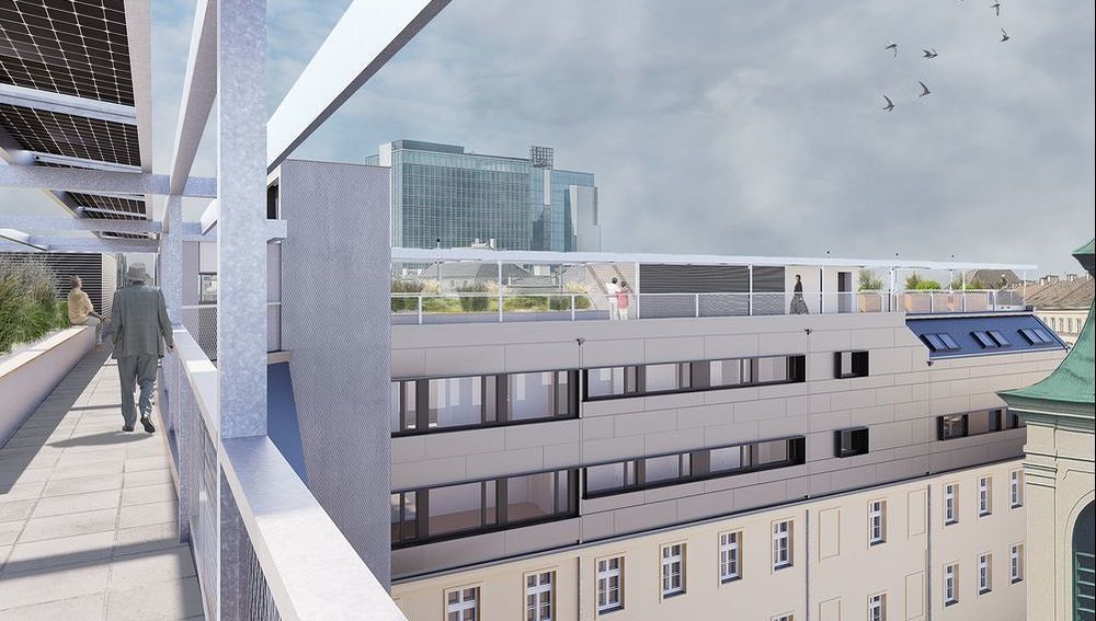 Entwurf für neues Bildungszentrum der Barmherzigen Brüder Wien