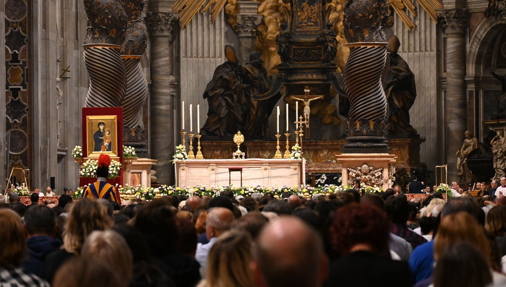 Friedensgebet im Petersdom