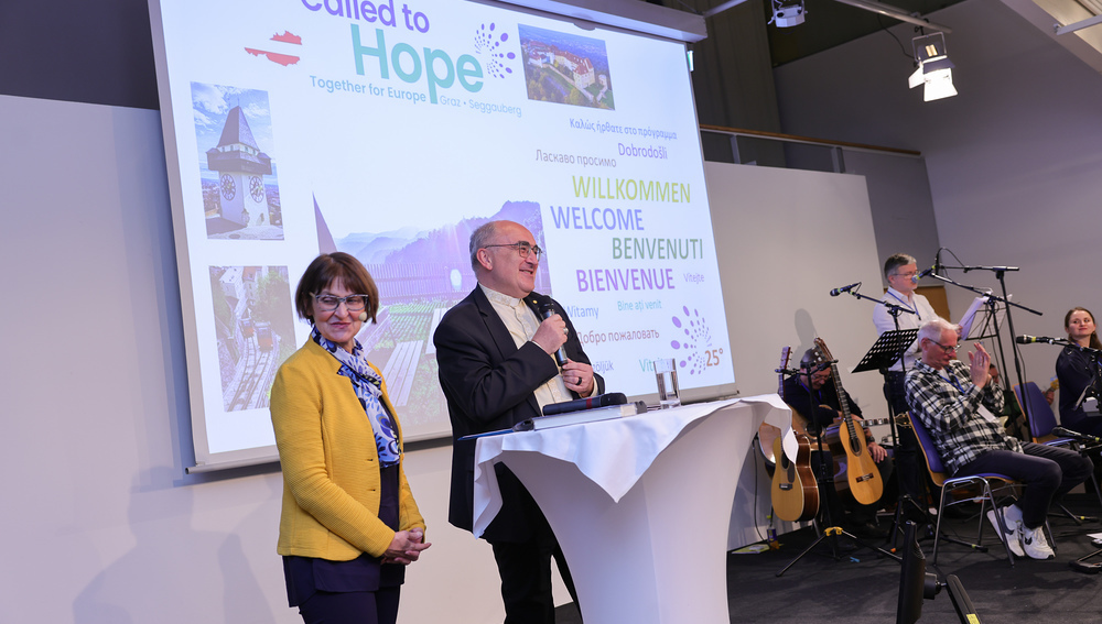 Bischof Krautwaschl beim Treffen 'Miteinander für Europa' in Seggau