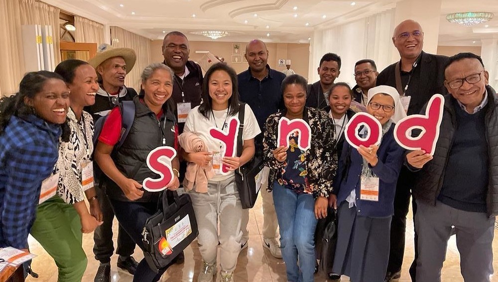 Madagaskar-Delegation bei Afrika-Kontinentalsynode im März 2023 in Addis Abeba