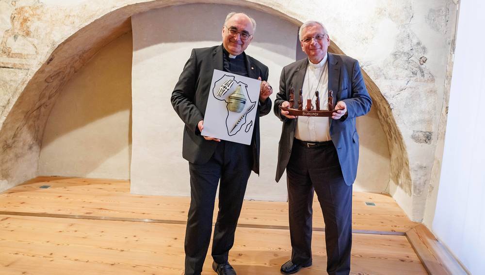 Bischöfe Wilhelm Krautwaschl und Werner Freistetter