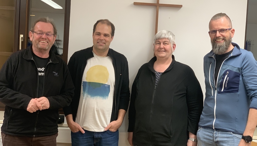 Am Bild (v.l.n.r.): Ferdinand Kaineder, Dominik Schafferer, Karoline Neuner, Harald Fleißner
