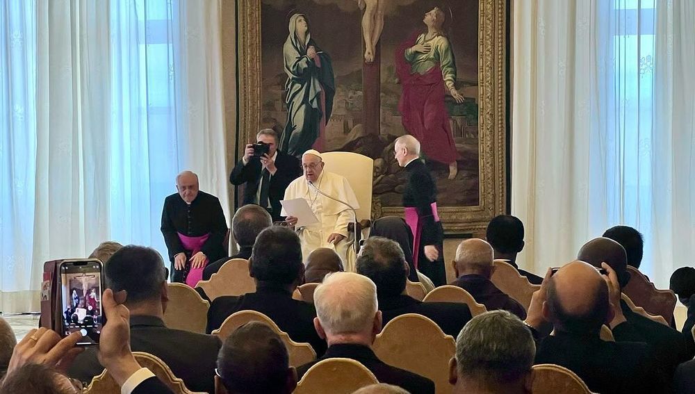Papst Franziskus bei Audienz der Nationaldirektoren der Päpstlichen Missionswerke 2024