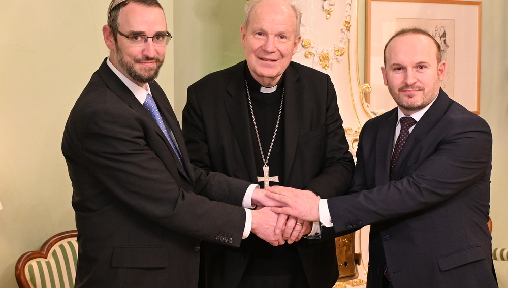 Unterzeichnung der 'Wiener Erklärung: Religionen für den Frieden'